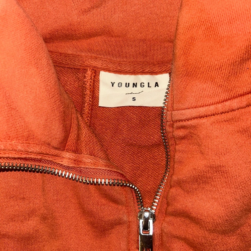 Youngla Rust Quarter-Zip Pullover - image 2